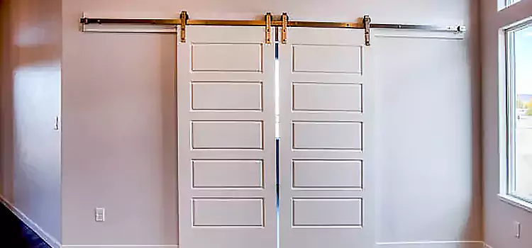 Glass Barn Door with Installation Hardware Kit Caldwell